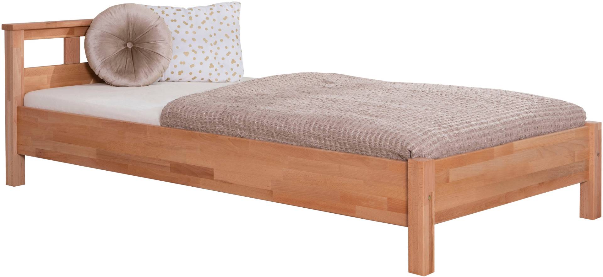 Ticaa Massivholzbett »Merci«, Doppelbett, aus Buche Massivholz, inkl. Rollrost Ticaa Massivholzbett »Merci«, Doppelbett, aus Buche Massivholz, inkl. Rollrost von TICAA