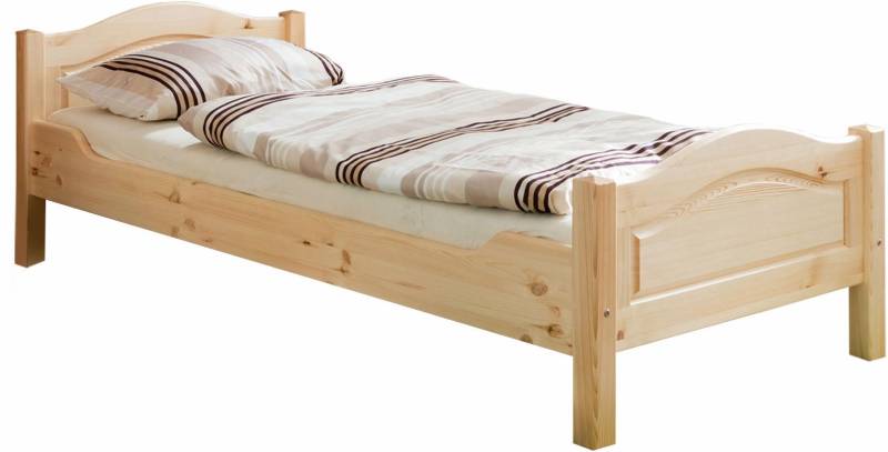 Ticaa Massivholzbett »Rita«, Doppelbett, aus Kiefer Massivholz, inkl. Rollrost von TICAA