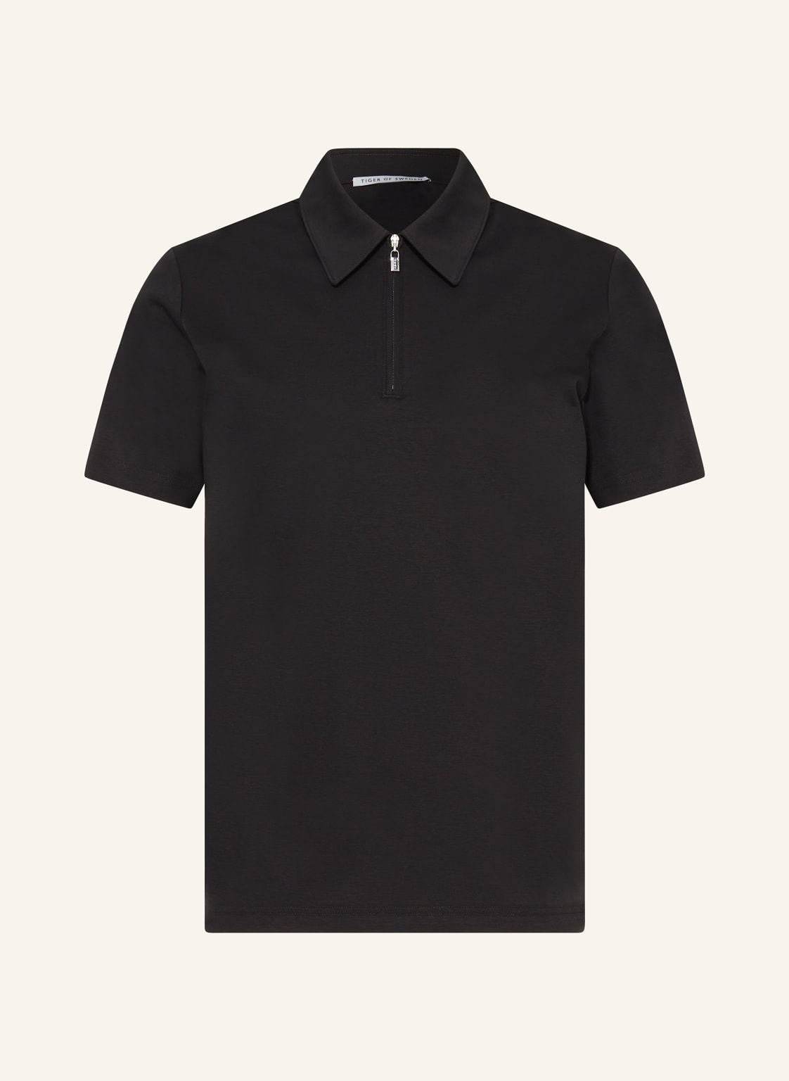 Tiger Of Sweden Jersey-Poloshirt Laron Slim Fit schwarz von Tiger Of Sweden