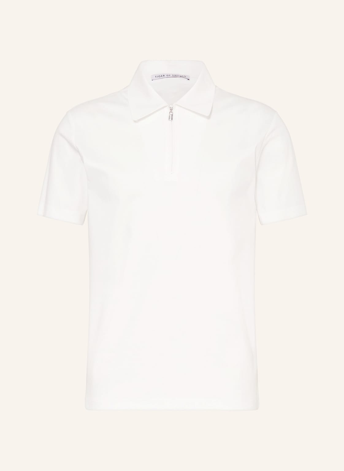 Tiger Of Sweden Jersey-Poloshirt Laron Slim Fit weiss von Tiger Of Sweden