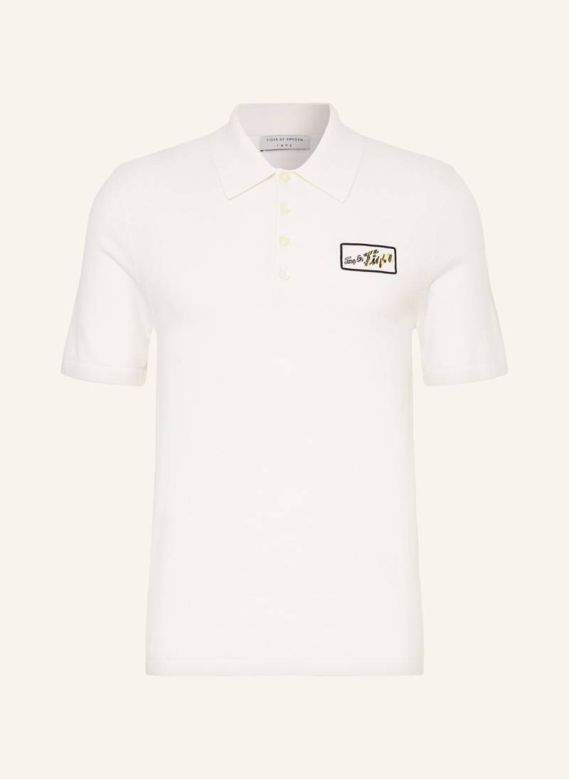 Tiger Of Sweden Strick-Poloshirt weiss von Tiger Of Sweden