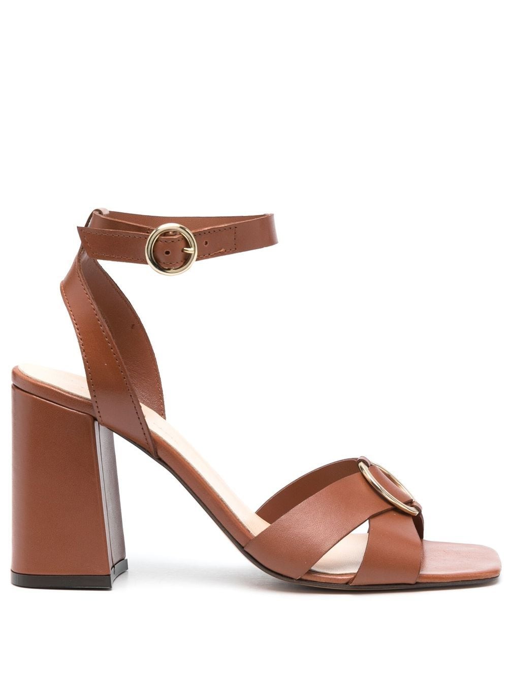 Tila March 98mm block-heel sandals - Brown von Tila March