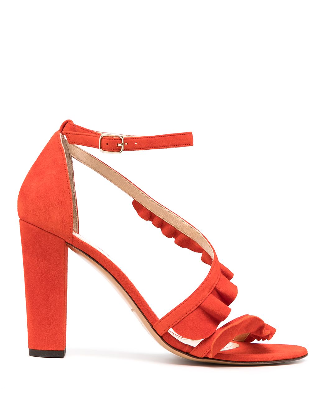 Tila March Almeria ruffle sandals - Red von Tila March