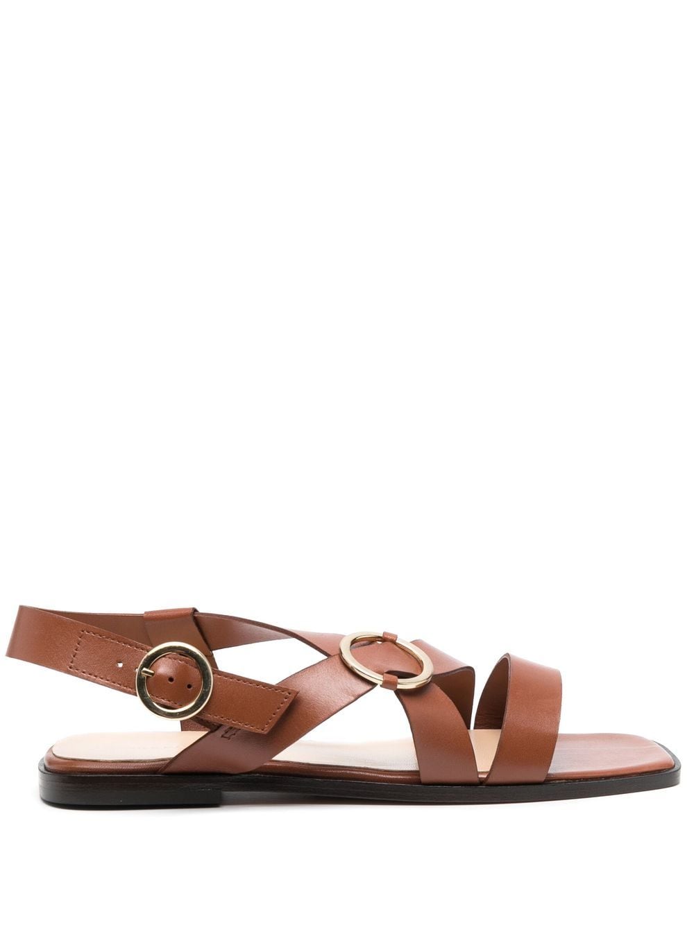 Tila March Gab square-toe sandals - Brown von Tila March