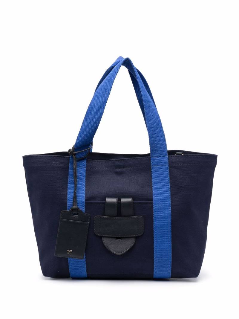 Tila March Simple slip-pocket tote bag - Blue von Tila March