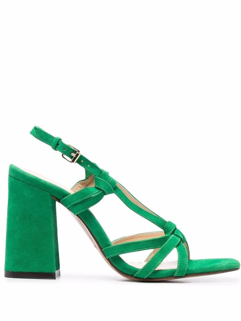 Tila March block-heel strappy sandals - Green von Tila March
