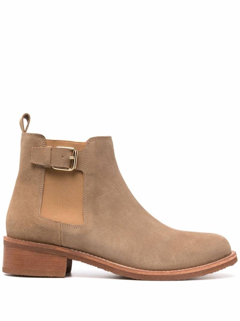 Tila March buckled leather ankle boots - Neutrals von Tila March