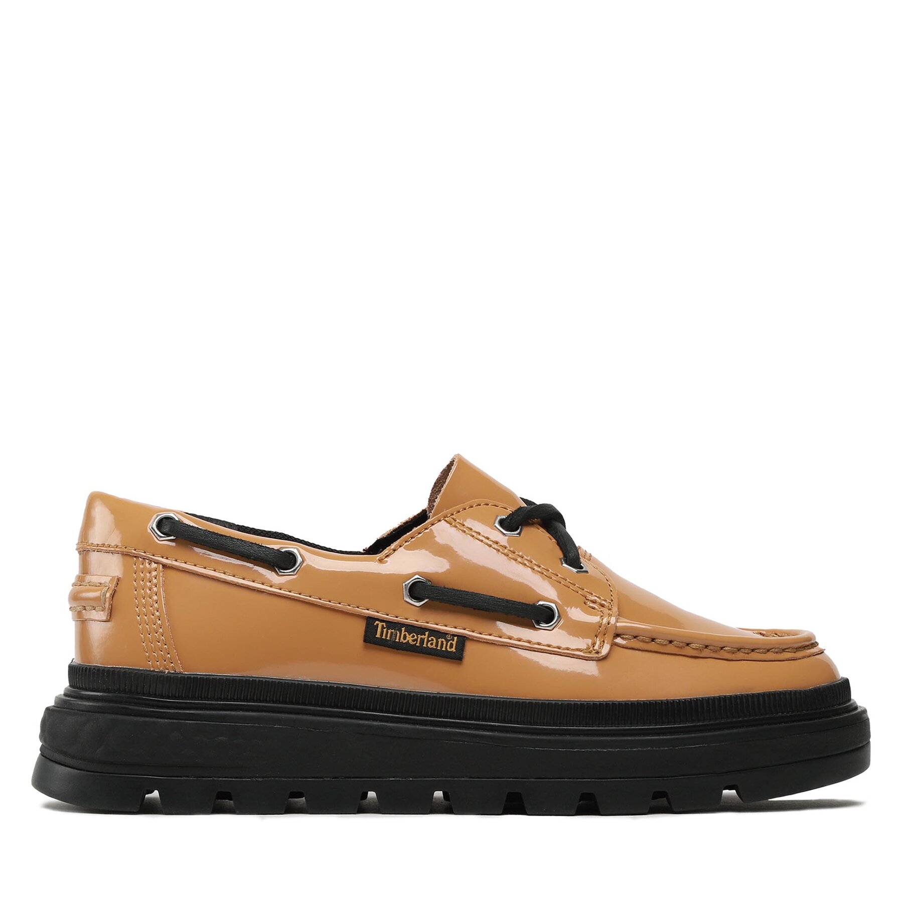 Halbschuhe Timberland Ray City Boat Shoe TB0A5WKRD021 Wheat Patent Leather von Timberland