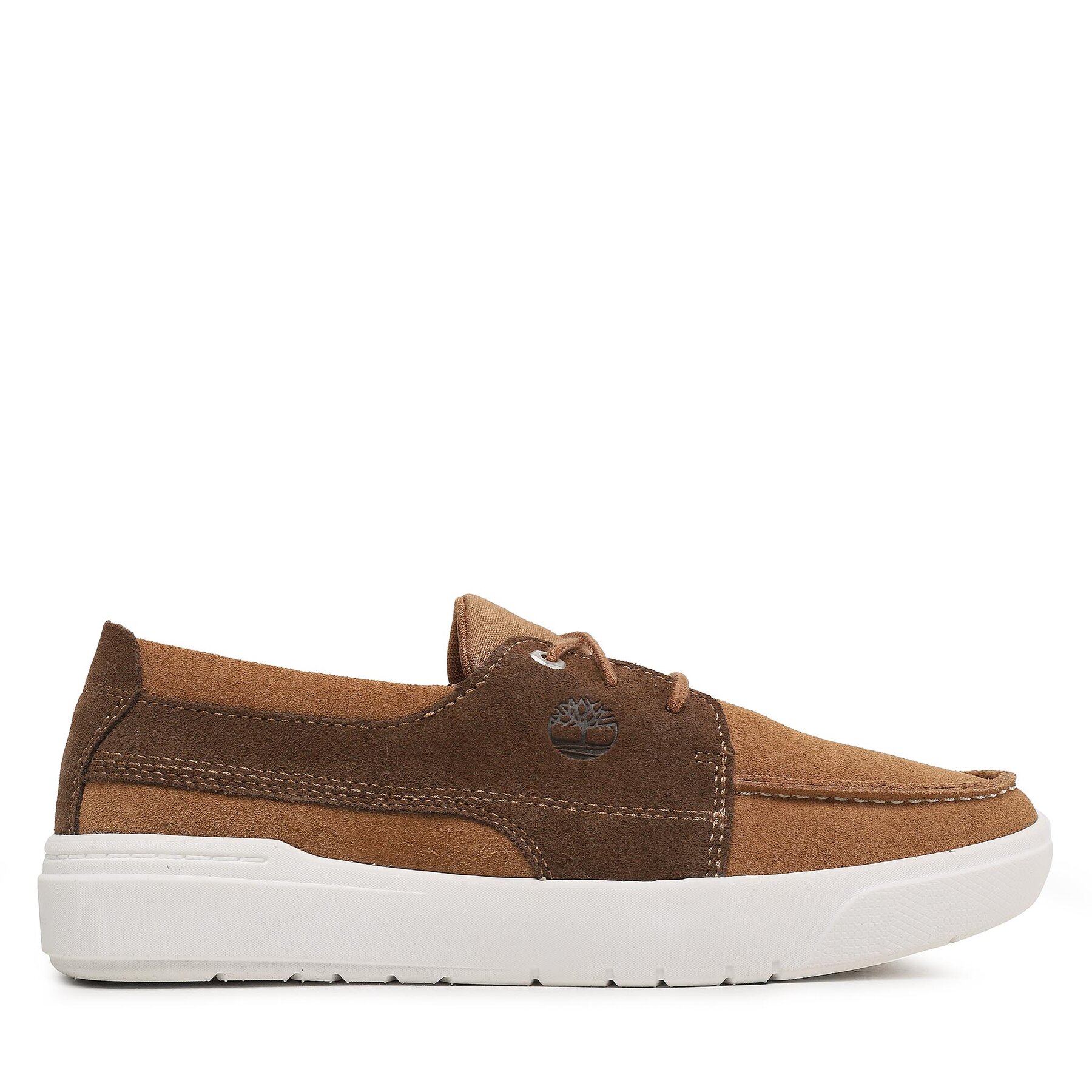 Halbschuhe Timberland Seneca Bay Boat Shoe TB0A5P6RDQ81 Medium Brown Suede von Timberland