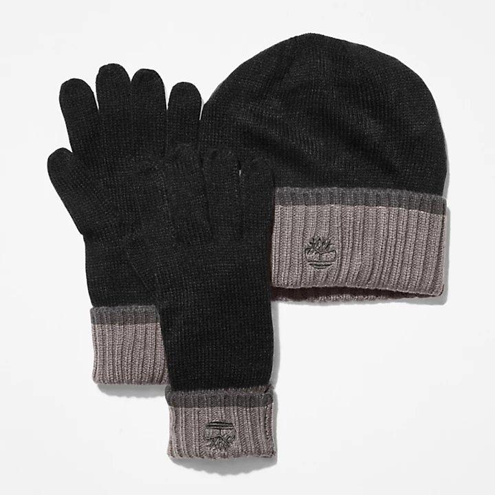 Hat And Glove Set-0 Herren Schwarz ONE SIZE von Timberland