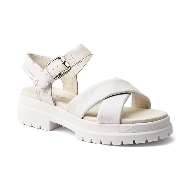 London Vibe Cross Strap Sandal Damen Weiss 37.5 von Timberland