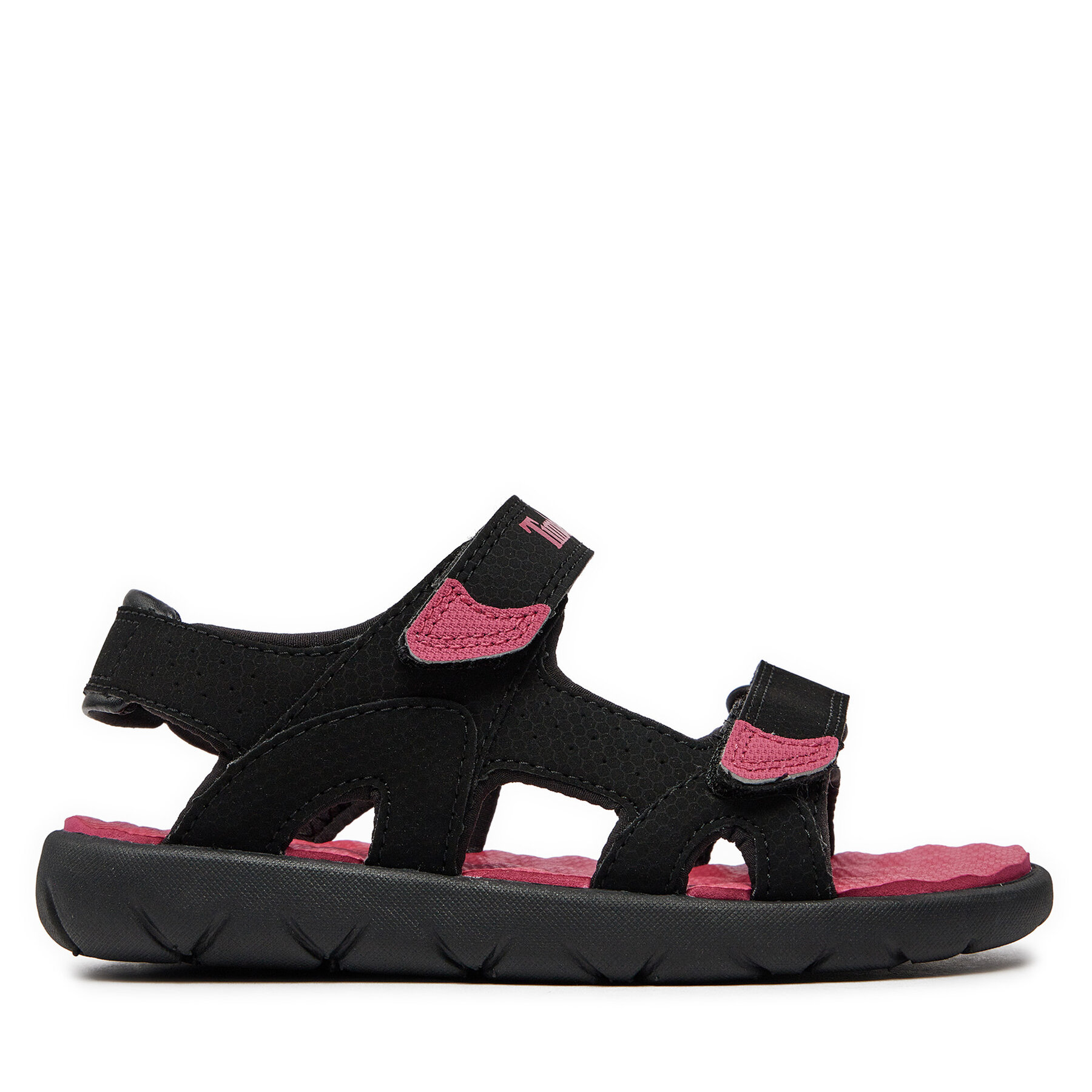 Sandalen Timberland Perkins Row 2 Strap Sandal TB0A43EAEDJ1 Black W Bright Pink von Timberland