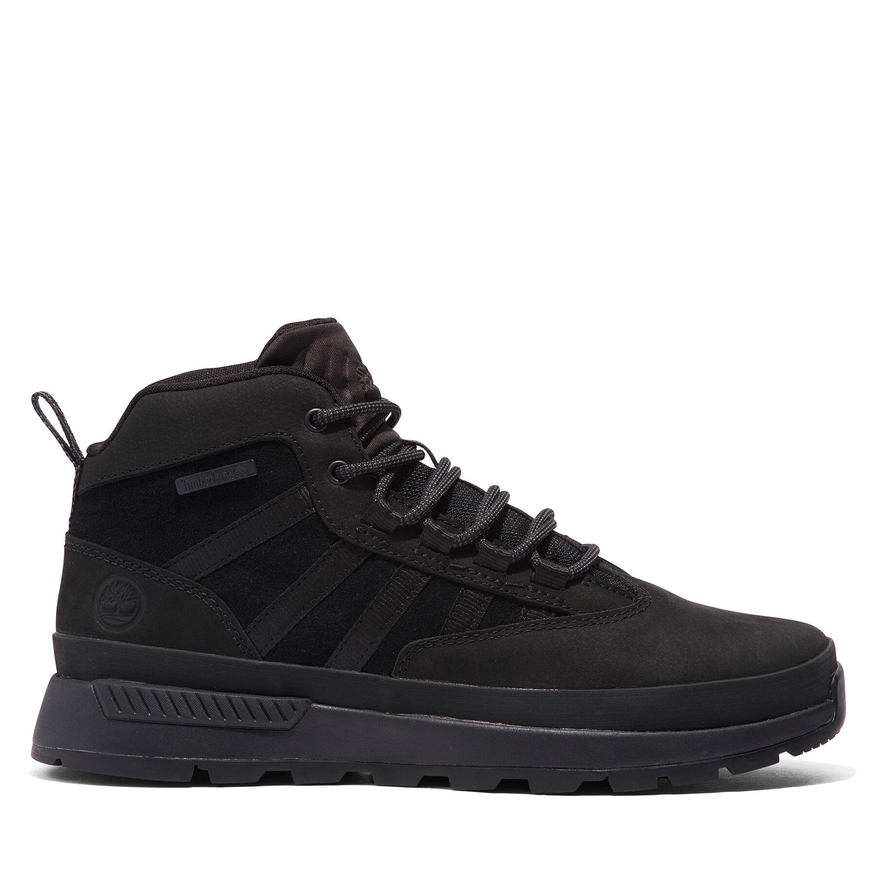 Schnürschuhe Timberland Euro Trekker Mid Leather TB0A62SV0151 Blackout Nubuck von Timberland