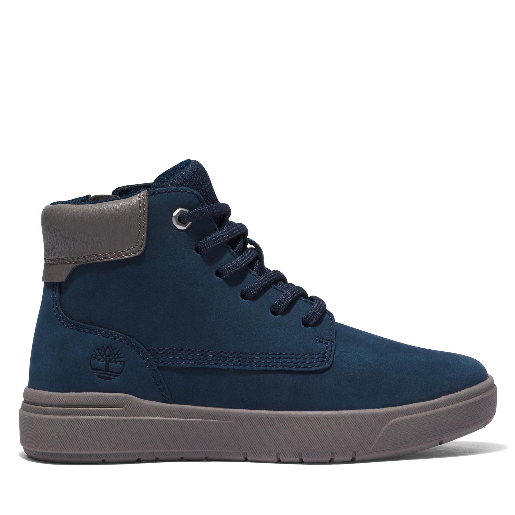 Schnürschuhe Timberland Seneca Bay 6In Side Zip TB0A2MBY0191 Navy Nubuck von Timberland