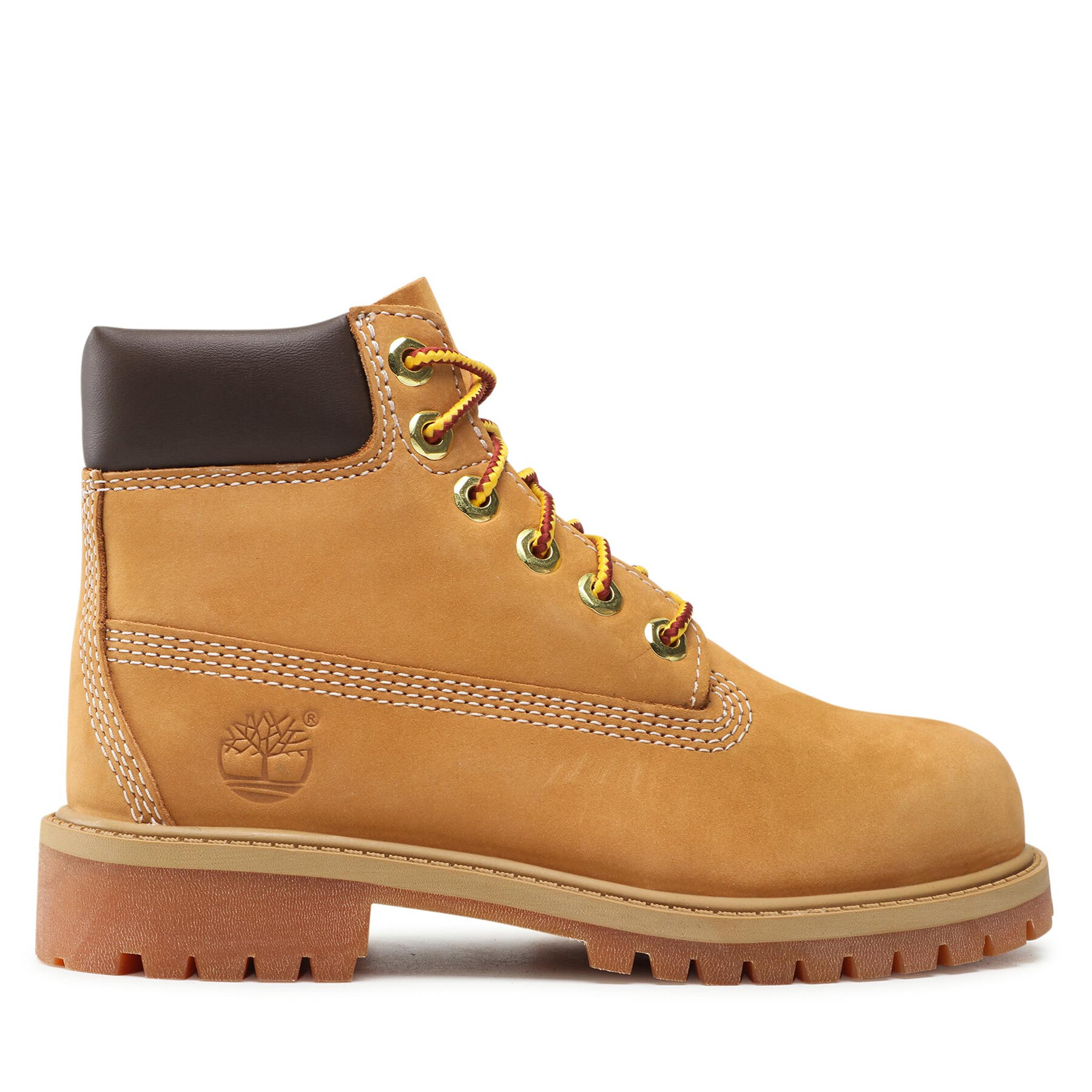 Schnürstiefeletten Timberland 6 In Premium Wp TB0127097131 Wheat Nubuck von Timberland