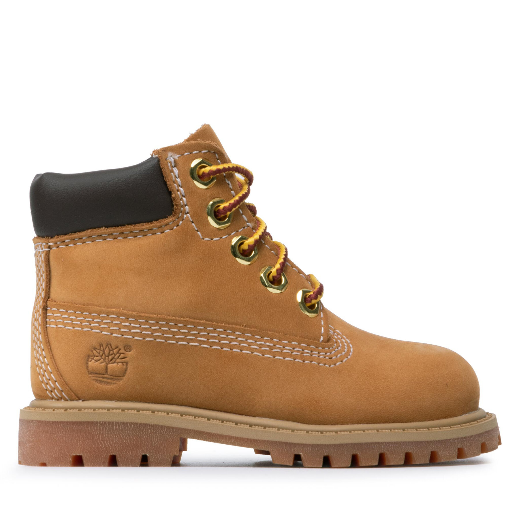 Schnürstiefeletten Timberland 6 In Premium Wp Boot TB0128097131 Wheat Nubuck von Timberland