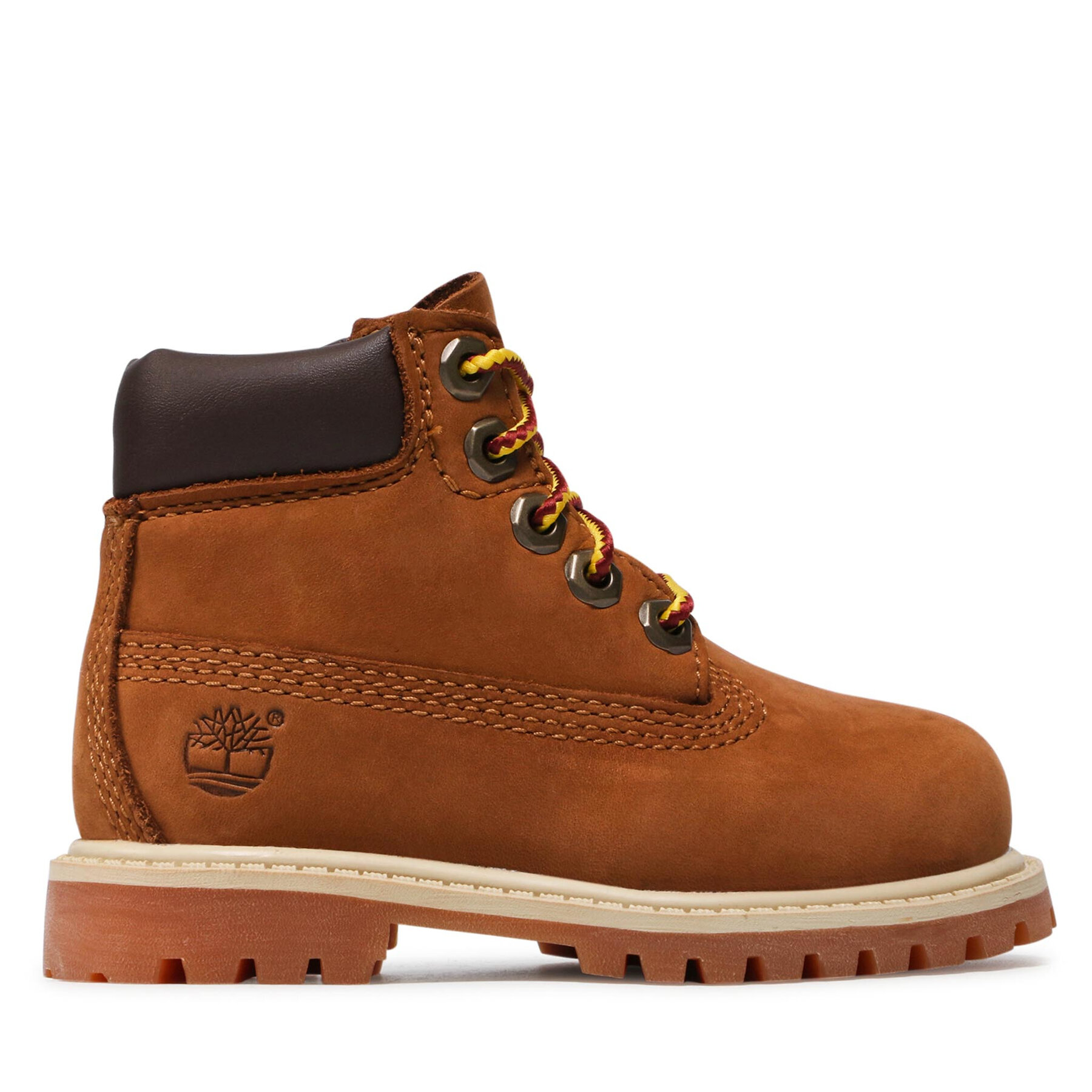 Schnürstiefeletten Timberland 6 In Premium Wp Boot TB0148492141 Rust Nubuck von Timberland