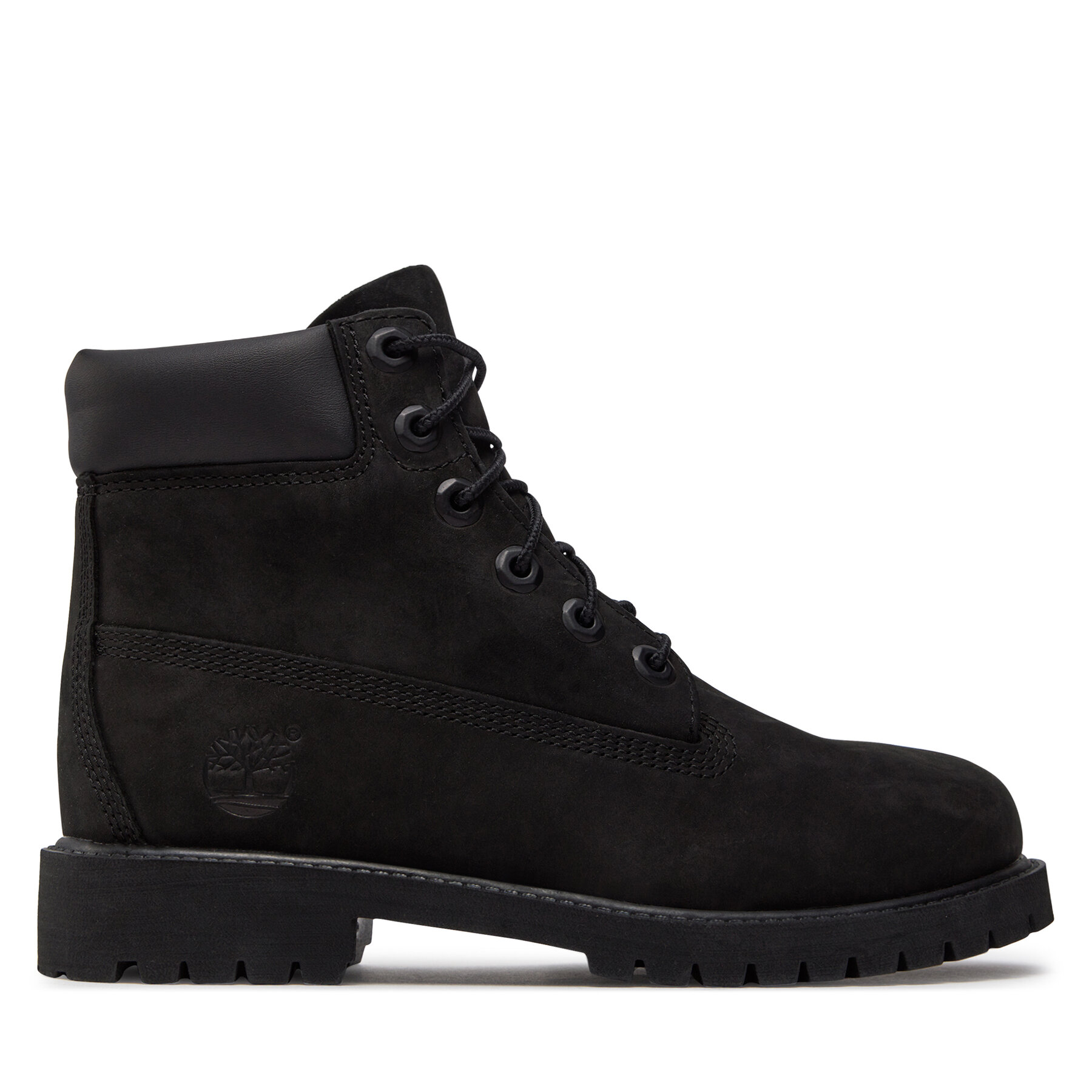 Schnürstiefeletten Timberland 6In Prem 12907/TB0129070011 Black Nubuck von Timberland