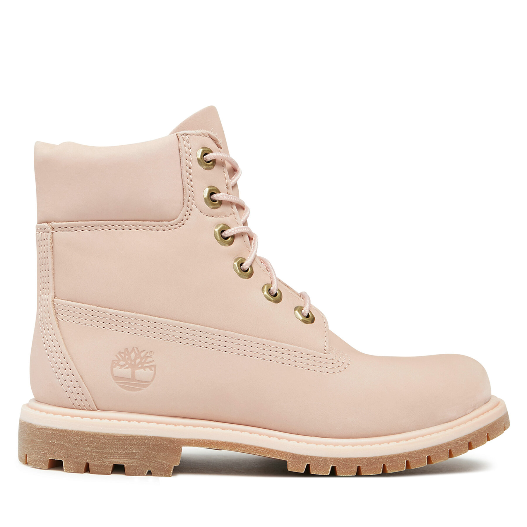 Schnürstiefeletten Timberland 6In Premium Boot - W TB0A5SRF6621 Light Pink Nubuck von Timberland