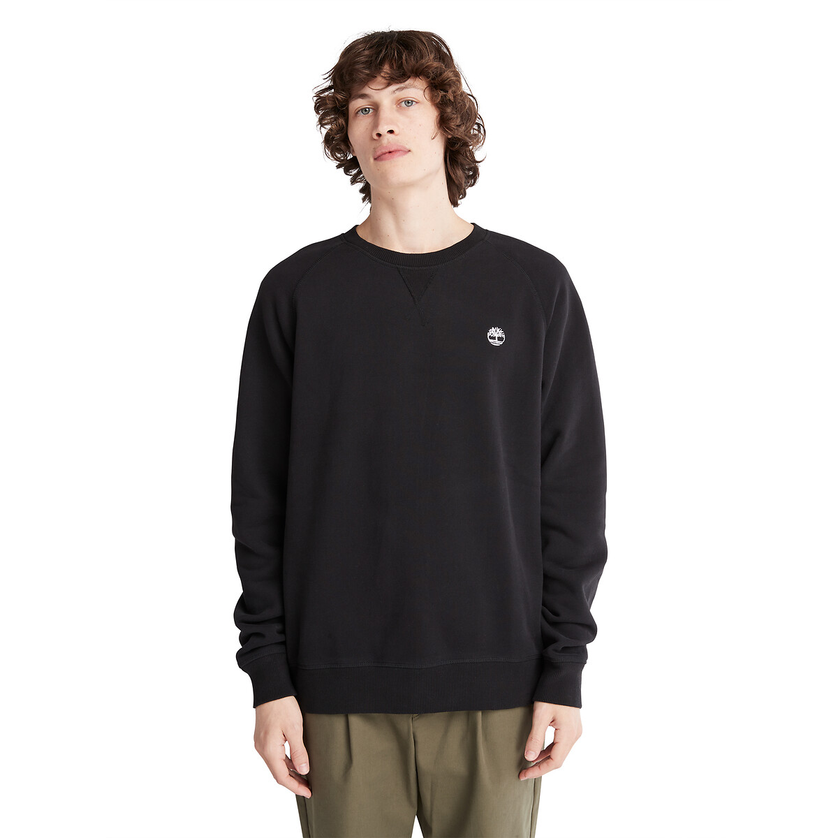 Sweatshirt mit rundem Ausschnitt, Regular-Fit von Timberland
