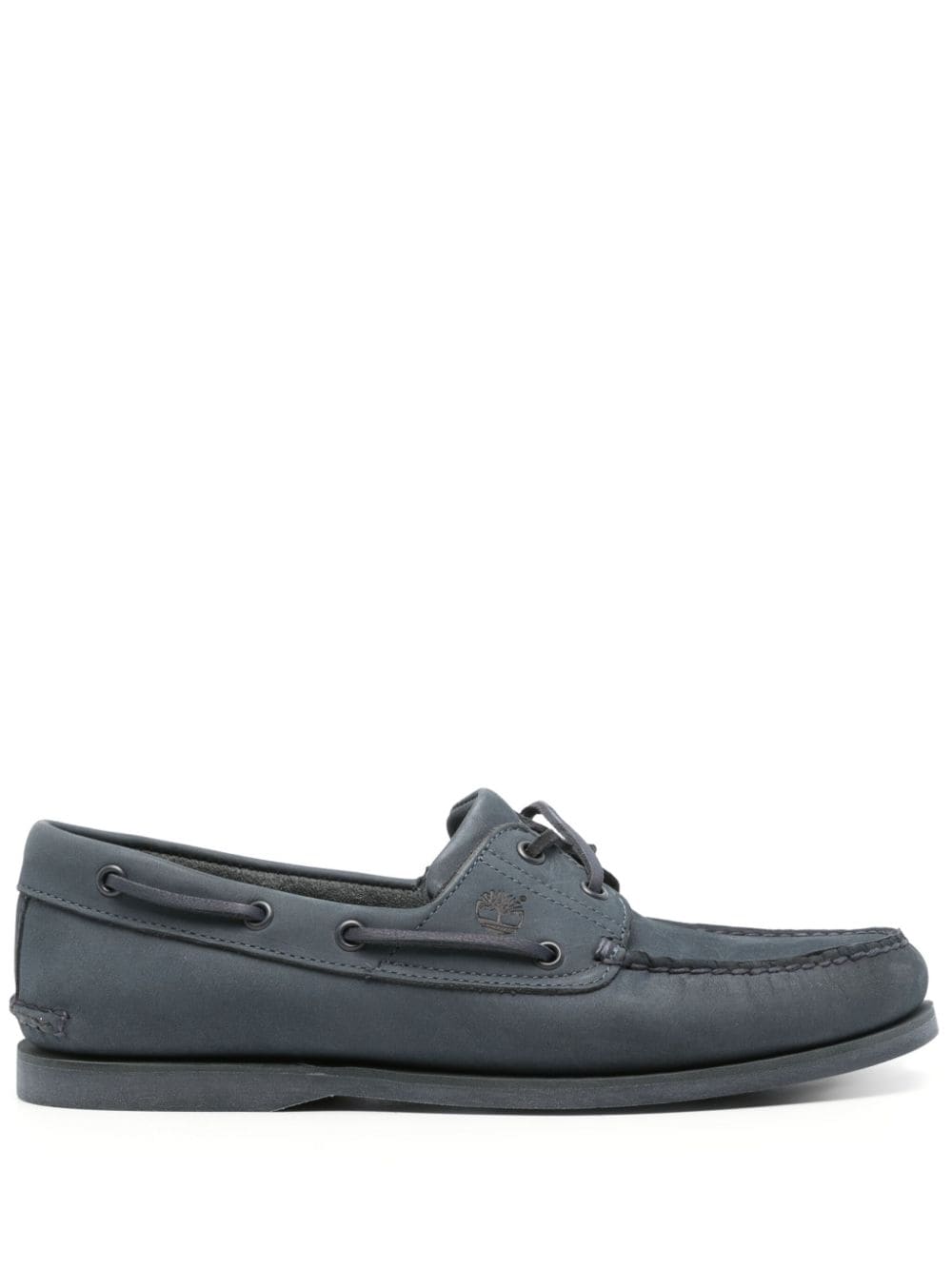 Timberland Classic leather boat shoes - Blue von Timberland