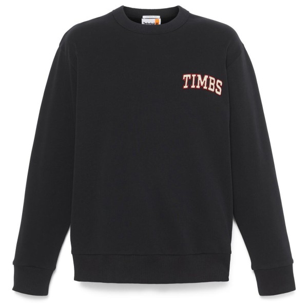 Timberland - Front Timbs Graphic Crew Neck Sweatshirt - Pullover Gr L schwarz von Timberland