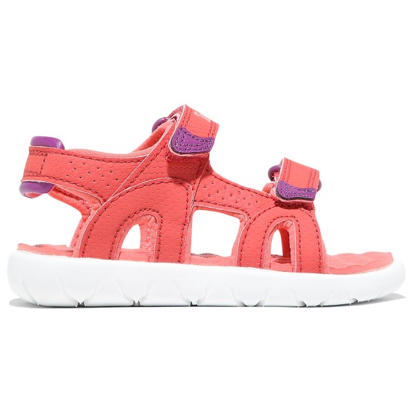 Timberland - Kid's Perkins Row 2-Strap Sandal - Sandalen Gr 10K rot/weiß von Timberland