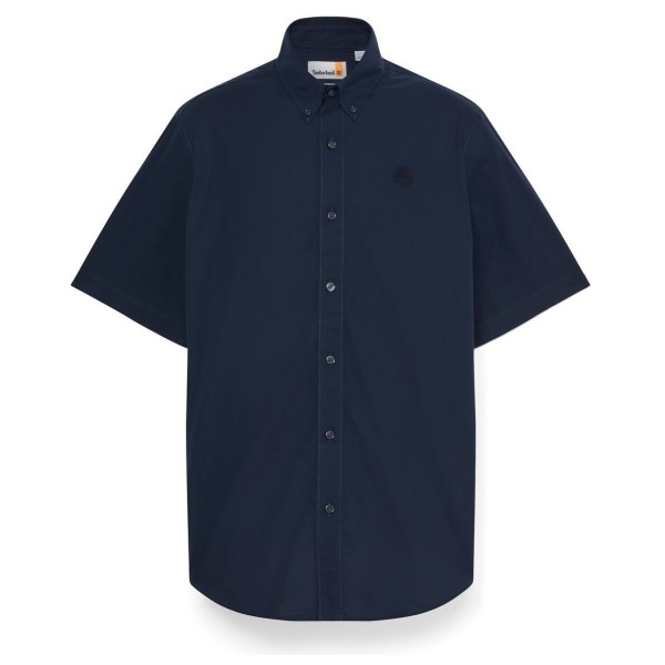 Timberland - Short Sleeve Stretch Poplin Shirt - Hemd Gr XXL blau von Timberland