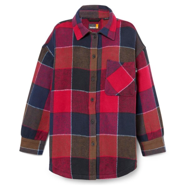 Timberland - Women's Heavy Flannel Long Overshirt - Freizeitjacke Gr L bunt Timberland - Women's Heavy Flannel Long Overshirt - Freizeitjacke Gr L bunt von Timberland