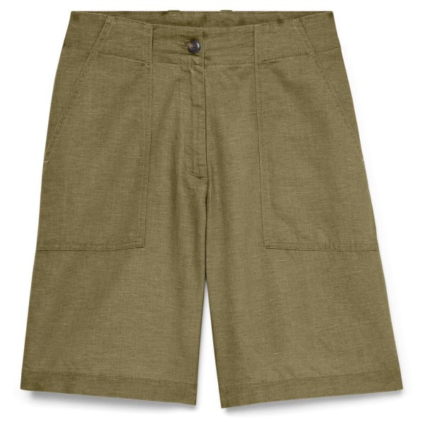 Timberland - Women's Linen Bermuda - Shorts Gr 27 oliv von Timberland
