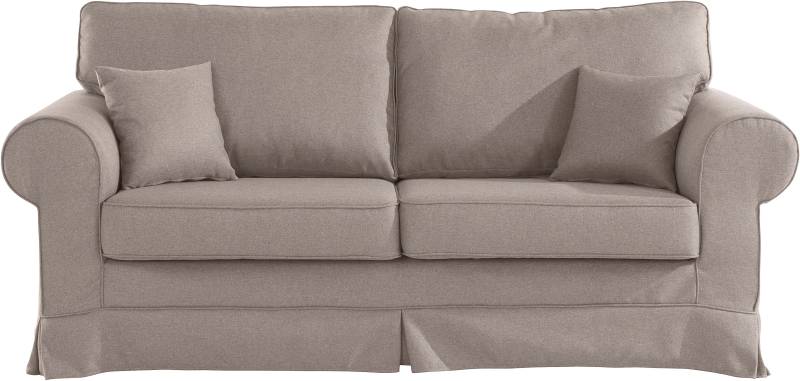 Home affaire 3-Sitzer »Shadmoor«, Hussenoptik, in uni oder mit Blumendruck von home affaire