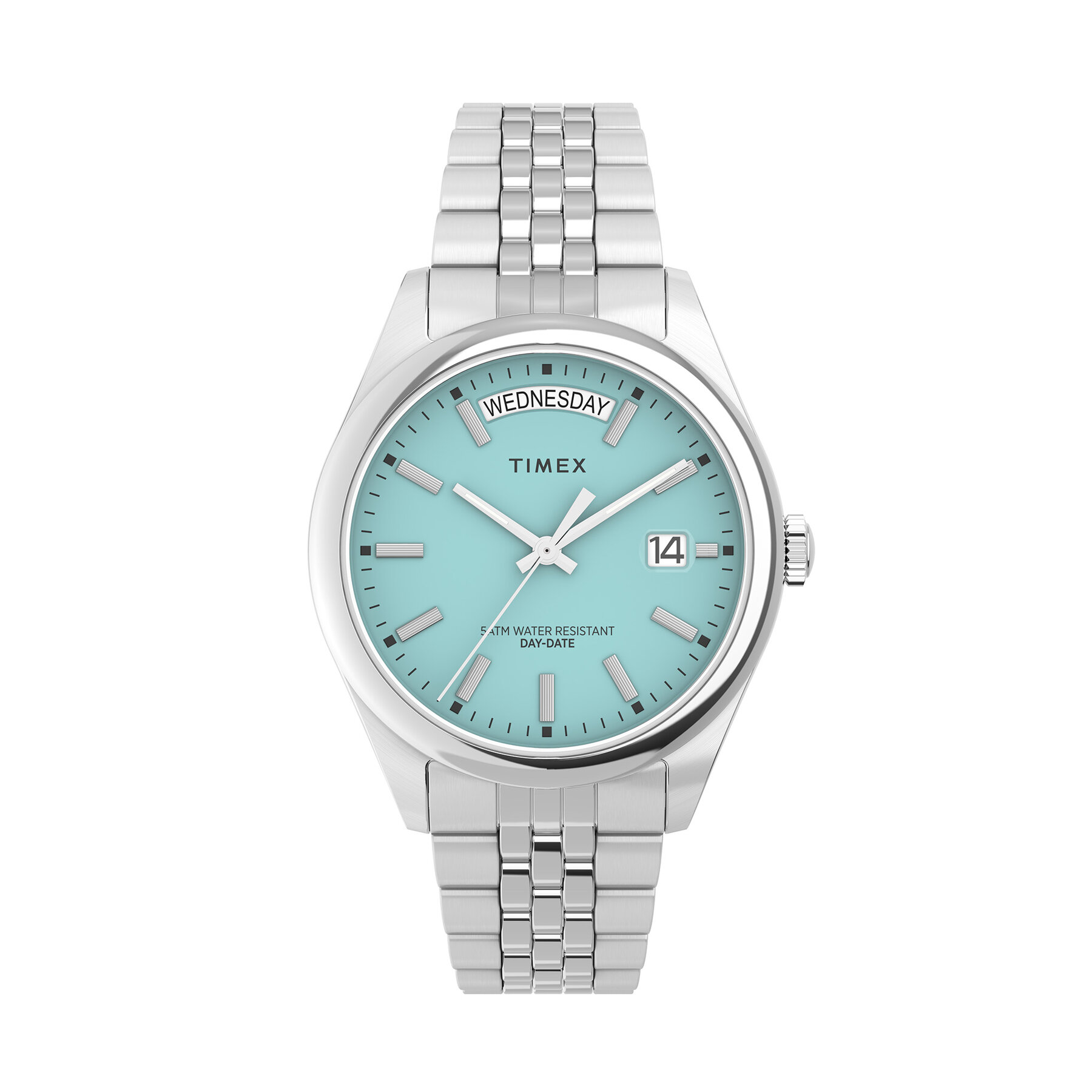 Uhr Timex Legacy Day and Date Tiffany TW2V68400 Silberfarben Uhr Timex Legacy Day and Date Tiffany TW2V68400 Silberfarben von Timex