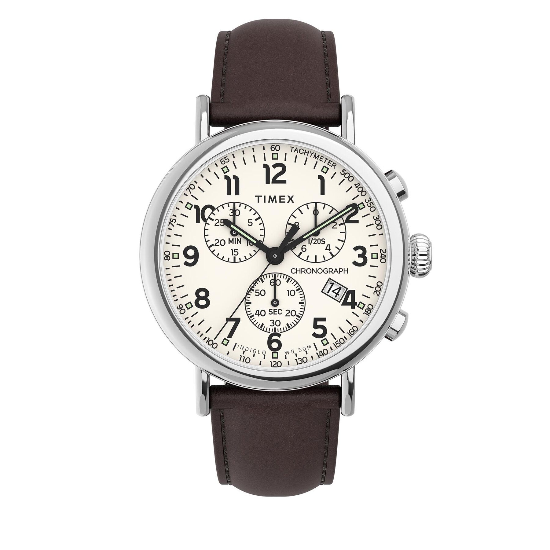 Uhr Timex Standard Chronograph TW2V27600 Brown von Timex