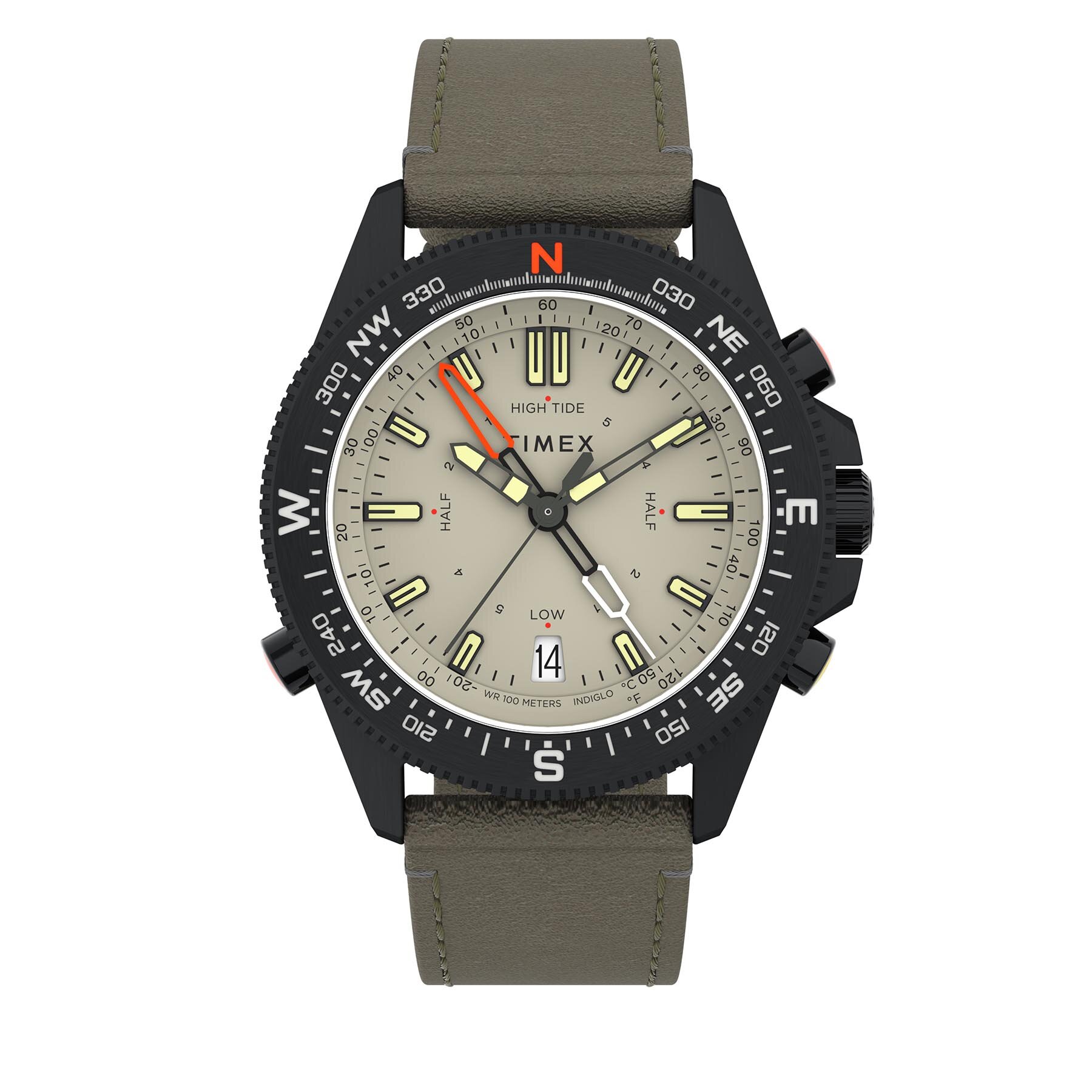 Uhr Timex Tide-Temp-Compass 43mm Eco-Friendly Strap TW2V21800 Schwarz Uhr Timex Tide-Temp-Compass 43mm Eco-Friendly Strap TW2V21800 Schwarz von Timex