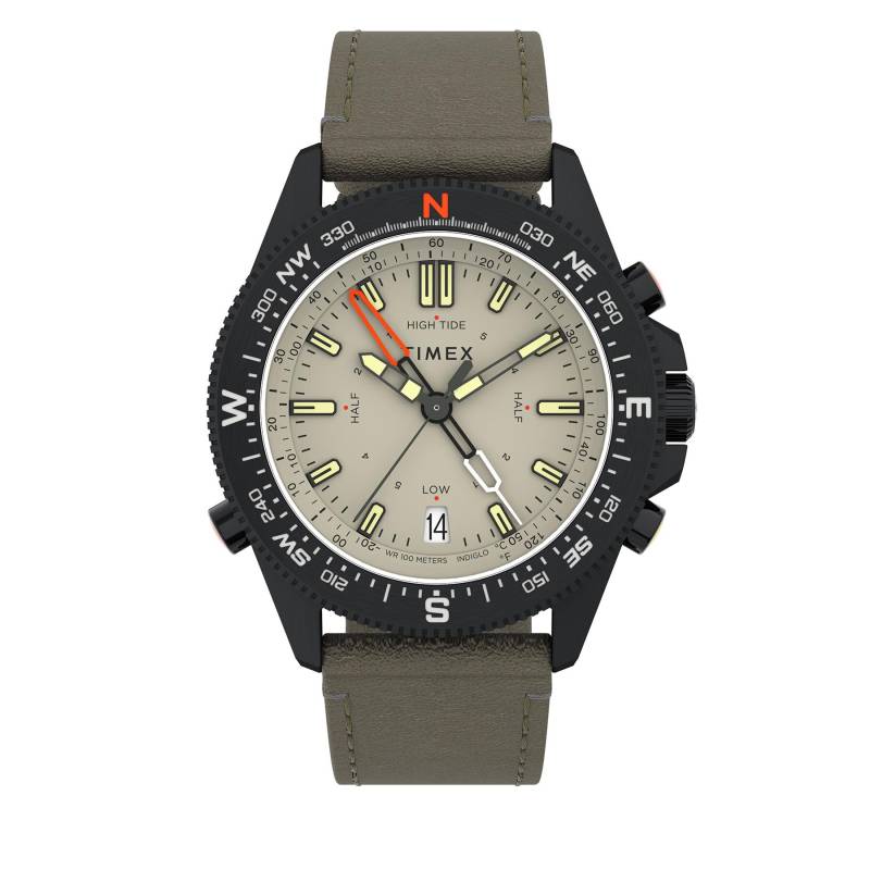 Uhr Timex Tide-Temp-Compass 43mm Eco-Friendly Strap TW2V21800 Schwarz von Timex