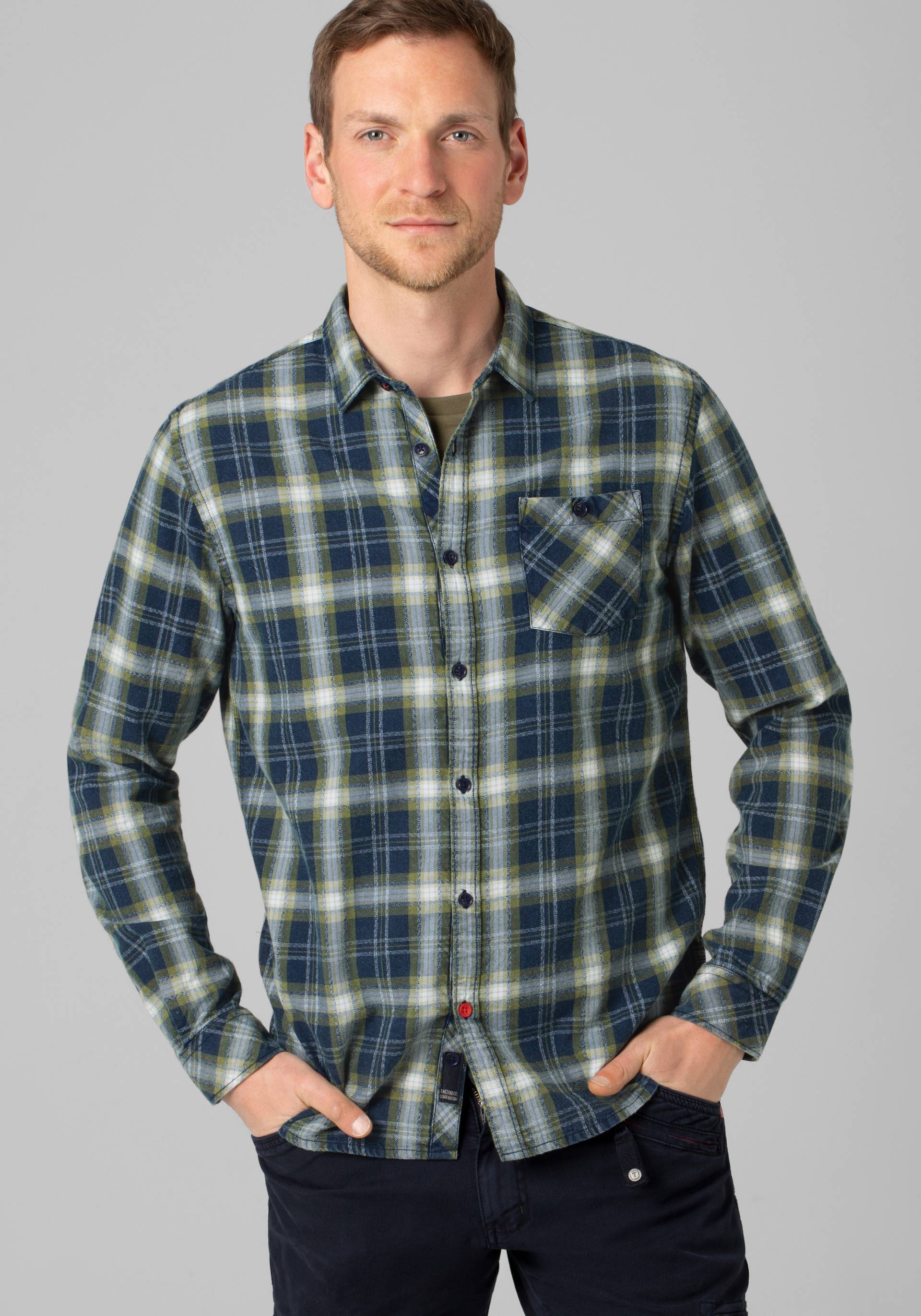 TIMEZONE Langarmhemd »Effect Weave Shirt« von Timezone