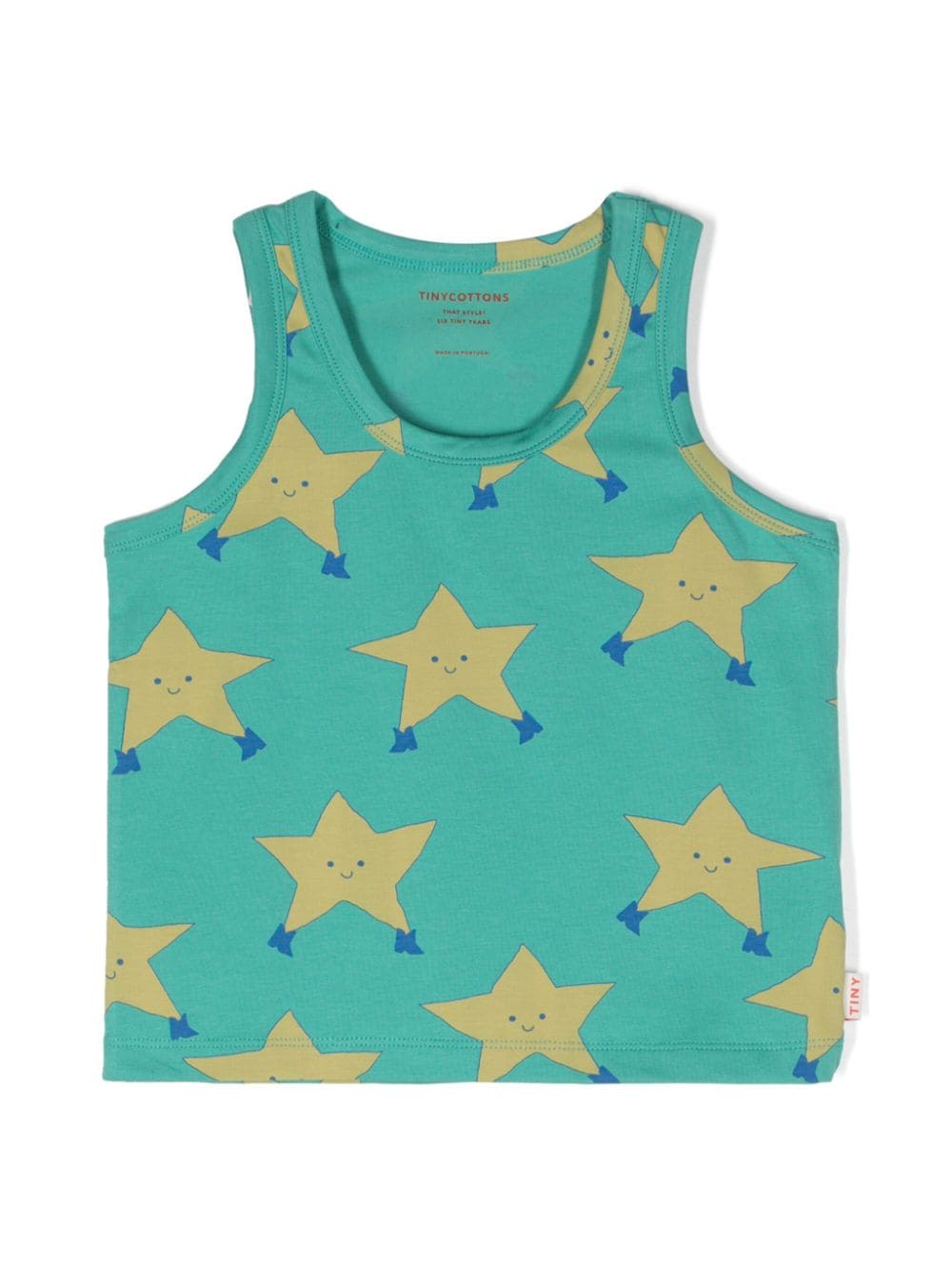 Tiny Cottons Dancing Stars tank top - Green von Tiny Cottons