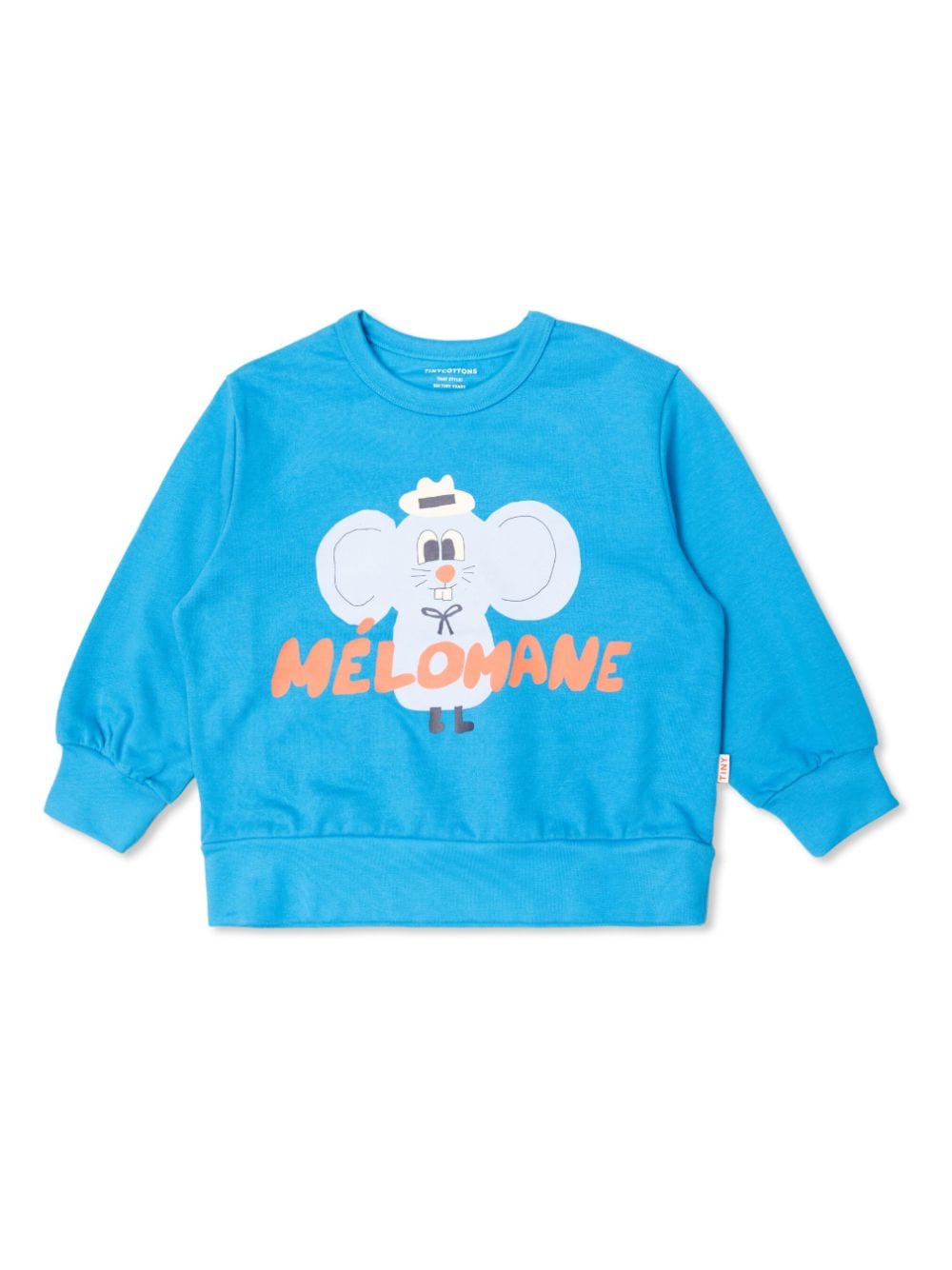 Tiny Cottons Mélomane organic cotton sweatshirt - Blue von Tiny Cottons