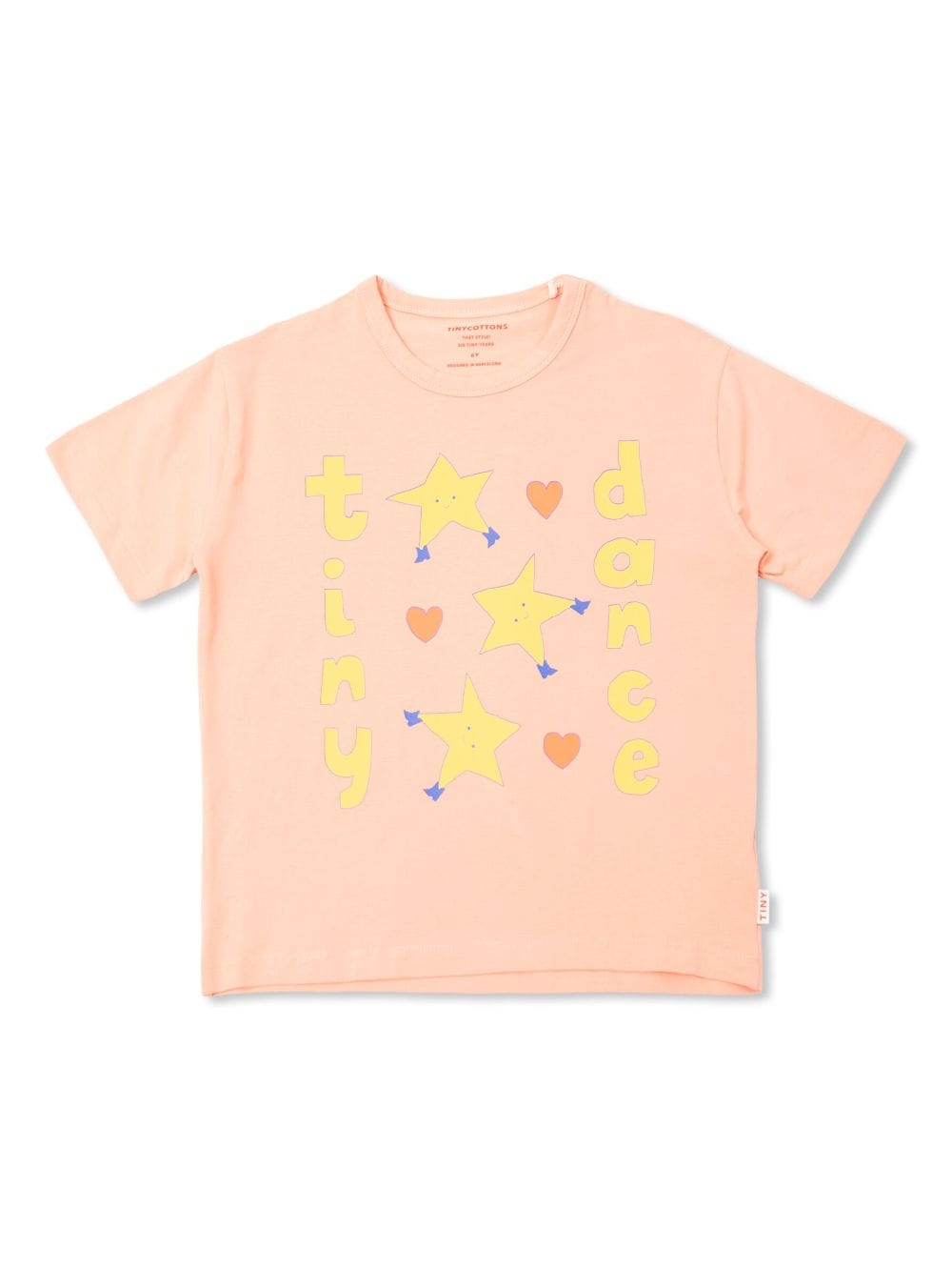 Tiny Cottons Tiny Dance cotton T-shirt - Orange von Tiny Cottons