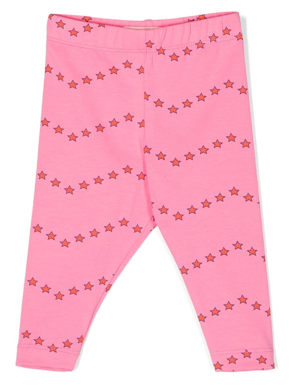 Tiny Cottons Zigzag star-print leggings - Pink von Tiny Cottons