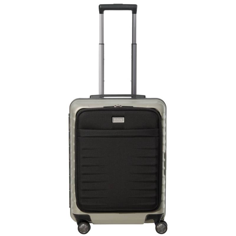 Litron Frame - Trolley S+ mit Vortasche, Champagner von Titan OC