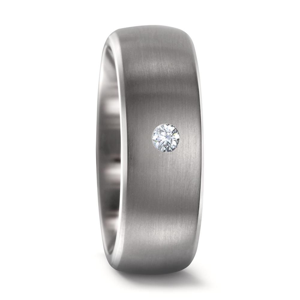 TitanFactory Damen Partnerring Titan Diamant 0.03 ct, w-si von TitanFactory