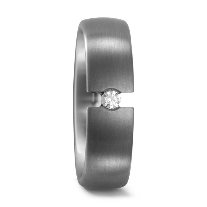 TitanFactory Damen Partnerring Titan Diamant 0.05 ct, w-si von TitanFactory