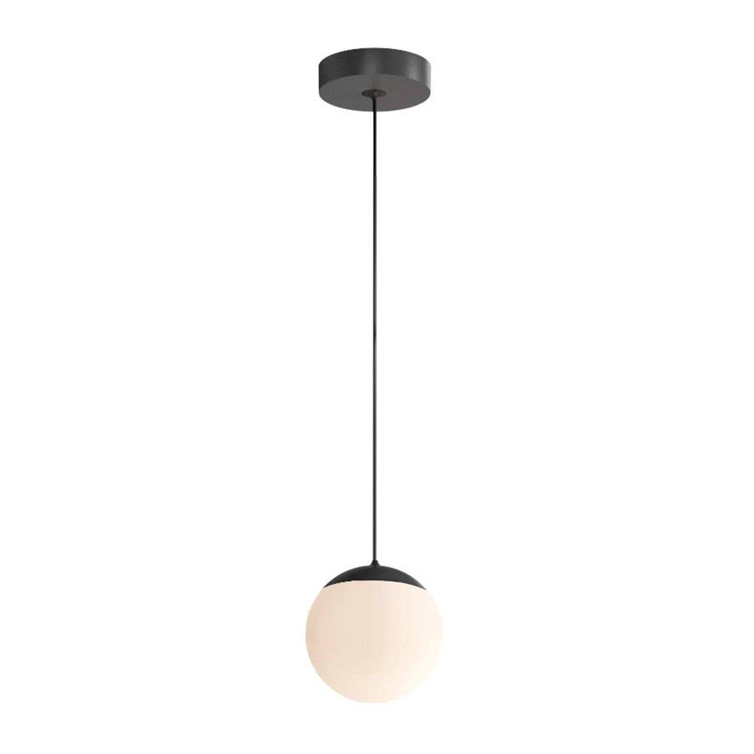 Palla Suspension Up LED Pendelleuchte, Grösse d. 16 cm, Farbe black von Tobias Grau