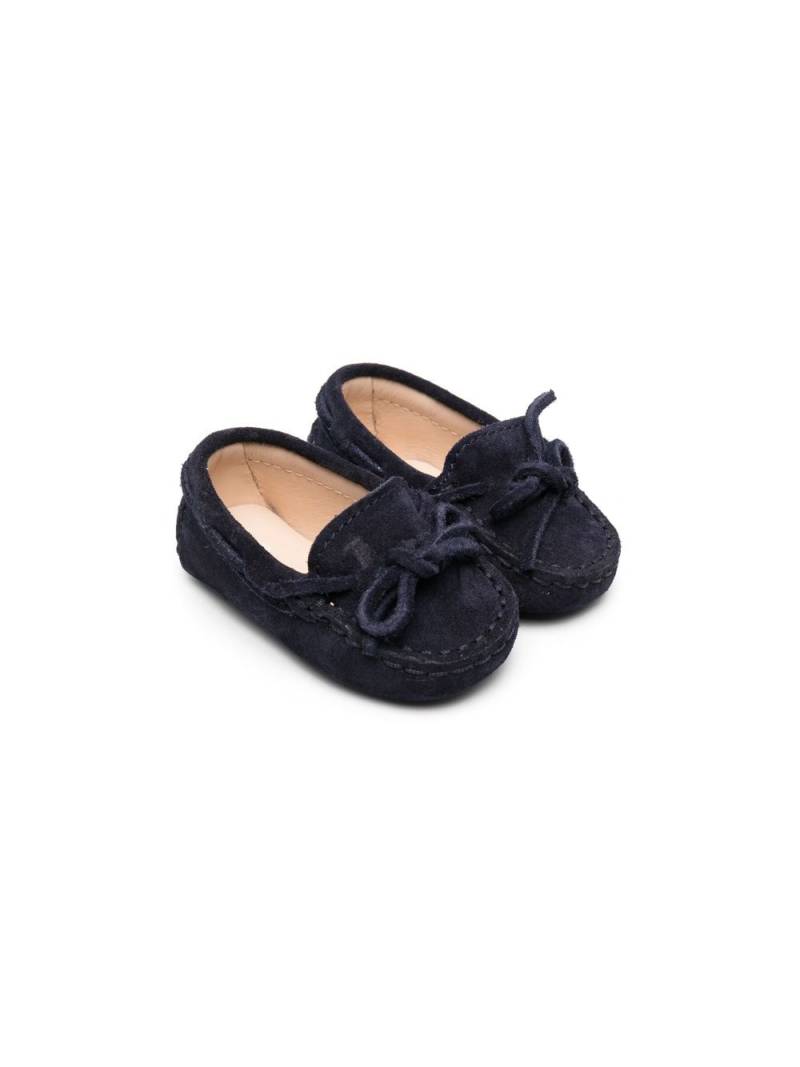 Tod's Kids Gommino suede moccasin loafers - Blue von Tod's Kids