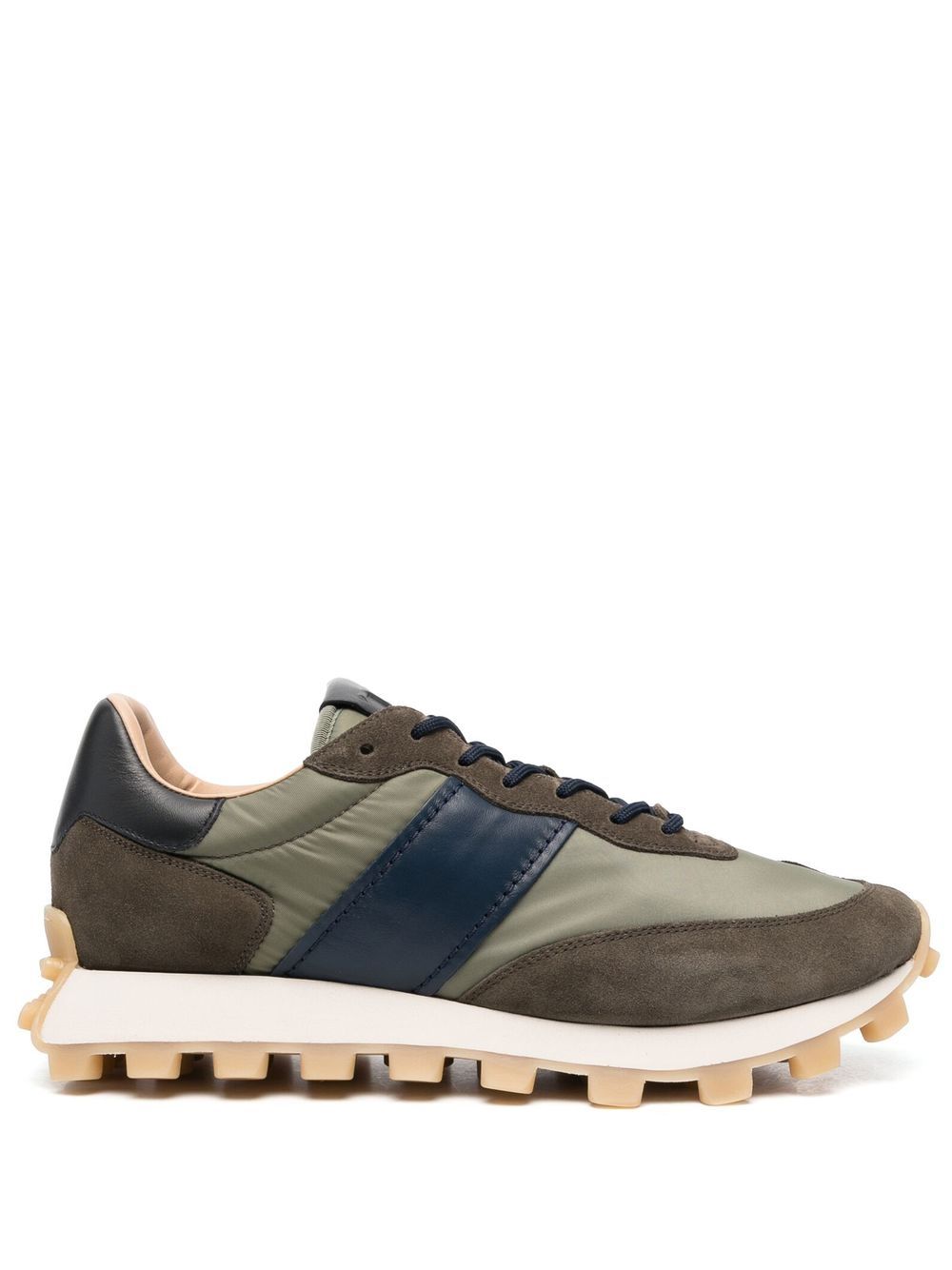 Tod's 1T rubber-pebbles-sole sneakers - Green von Tod's