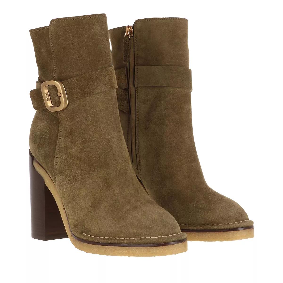 Tod's Boots & Stiefeletten - Block Heeled Boots - Gr. 40 (EU) - in Grün - für Damen von TOD'S