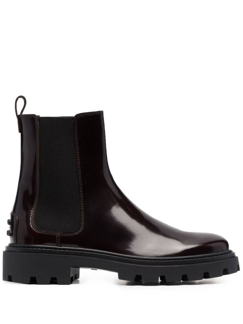Tod's Chelsea ankle boots - Red von Tod's