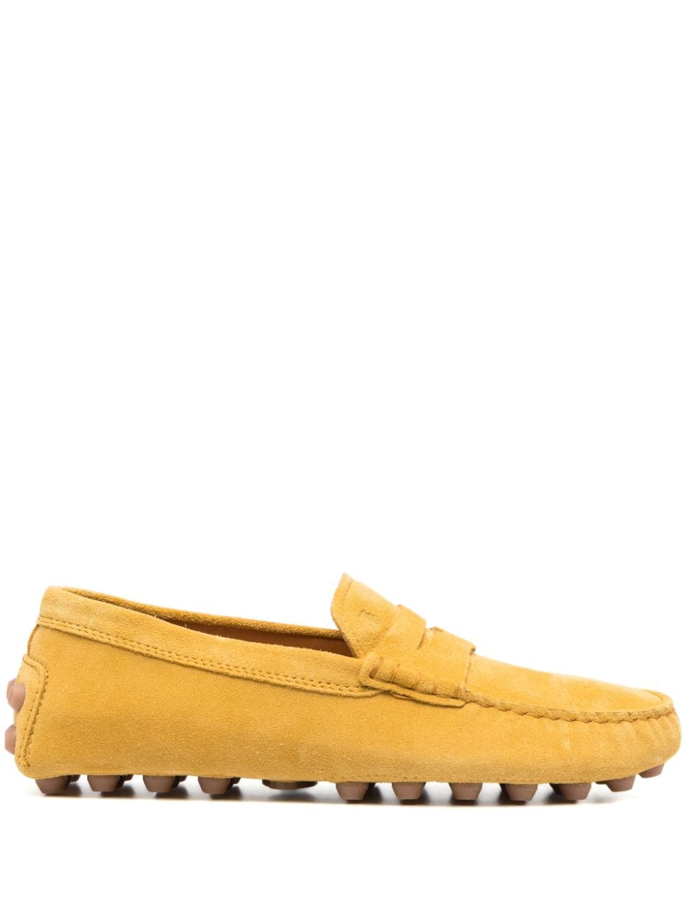 Tod's Gommino Bubble suede loafers - Yellow von Tod's