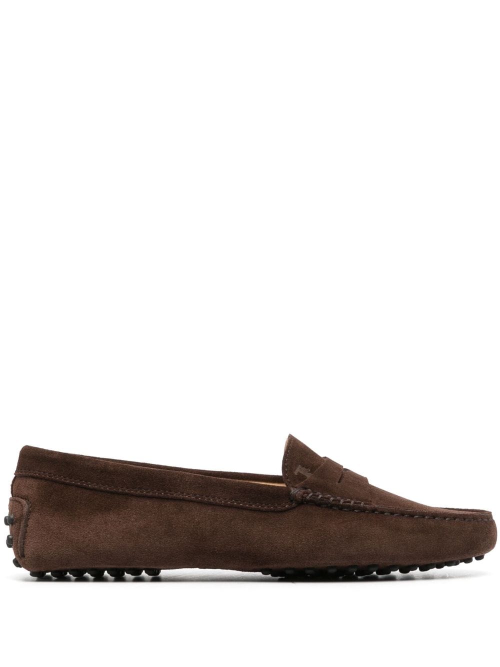 Tod's Gommino suede driving moccasins - Brown von Tod's